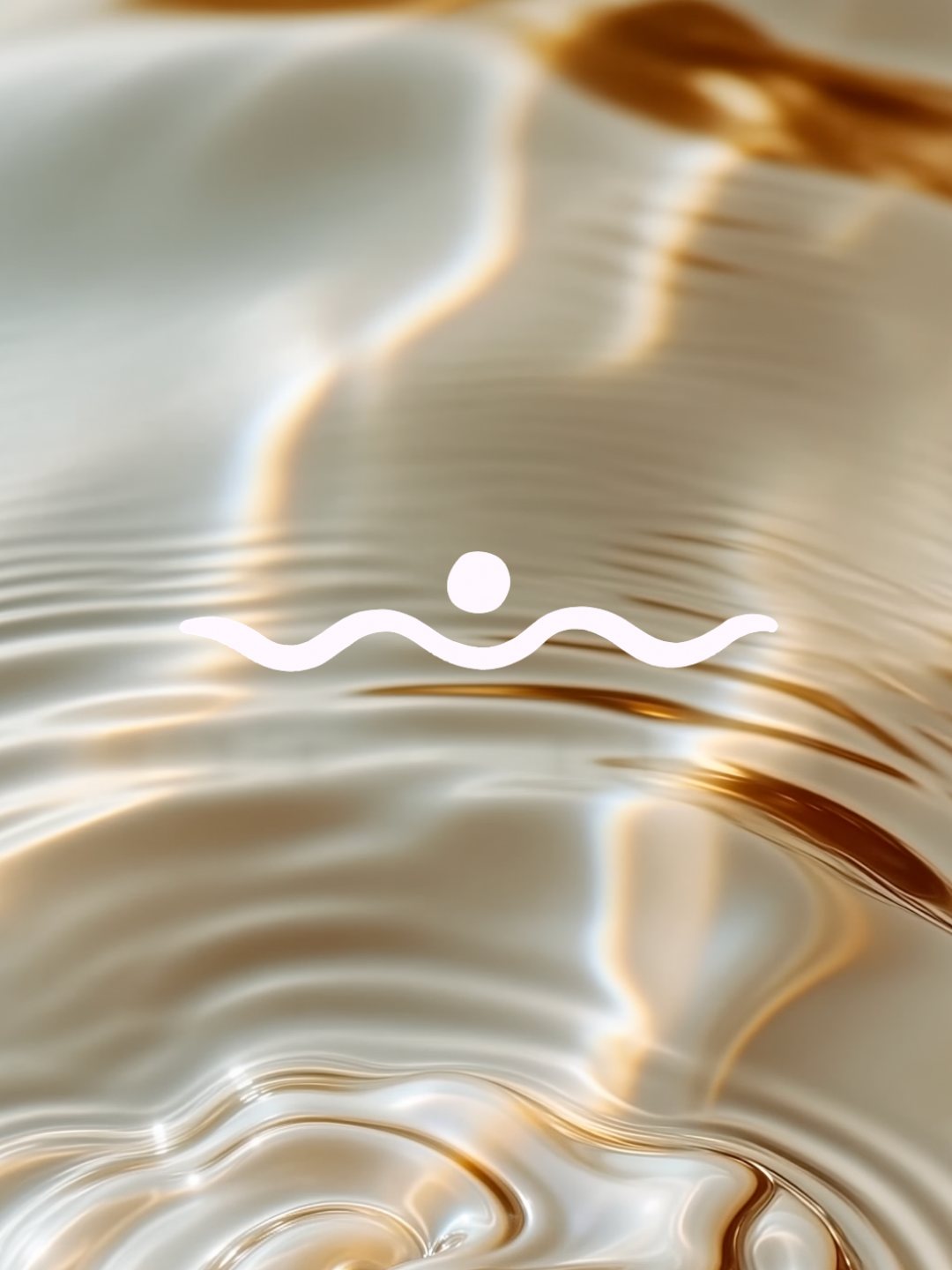 Reflejos del sol en el agua
